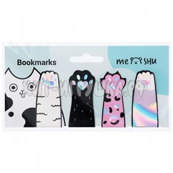 Закладки магнитные для книг 4 шт "Paws" MESHU MS_46749, MS_46749