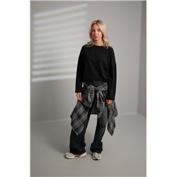 Женский лонгслив оверсайз Happyfox