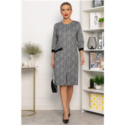 Платье Твоя мода (темно-серое) П13747-19М