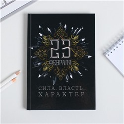 Ежедневник  "C 23 февраля"  А5, 80 листов
