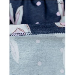 Платье Эля зайки на темно-синем