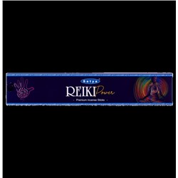 REIKI POWER Premium Incense Sticks, Satya (СИЛА РЭЙКИ премиальные благовония, Сатья), 15 г.