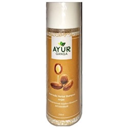 Ayurvedic Herbal Shampoo ARGAN, Ayur Ganga (Аюрведический хербал шампунь АРГАНОВЫЙ), 200 мл.