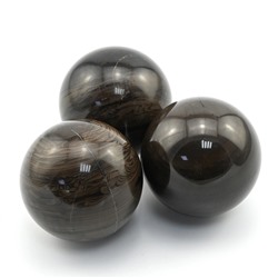 Шар из Окаменелого дерева, диаметр 72мм.