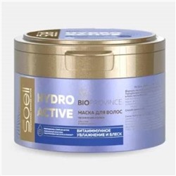 Маска д/волос Hydro active 200мл д/сухих и ломких (голуб) Soell АКЦИЯ! СКИДКА 20%