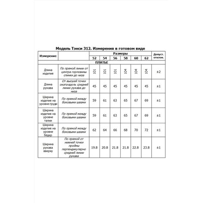 Tensi 312 джинсовый, Платье