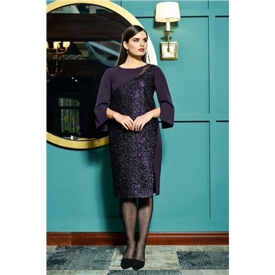 Faufilure outlet С1023 фиолетовый, Платье