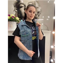 Жилет джинсовый 844283