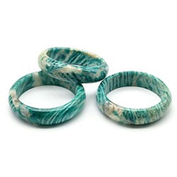 Браслет кольцо из Амазонита