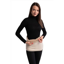 Пояс меховой эластичный КАРАМЕЛЬ