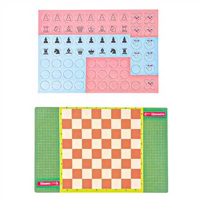 Магнитные дорожные игры, 4 игры, европодвес