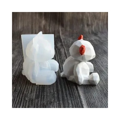 Силиконовый молд 3D «Геометрический мишка»