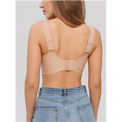 Топ бесшовный бескаркасный с вкладышами Lingeamo бежевый ВТ-02 (4)