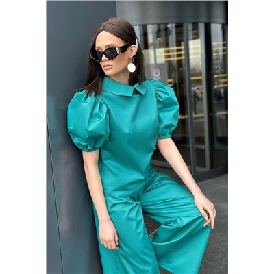 Diva 1541 голубой, Брюки,  Блуза