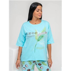 Костюм женский Текс-Плюс, цвет голубой