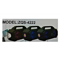 Портативная Bluetooth колонка с фонарём ZQS-4222