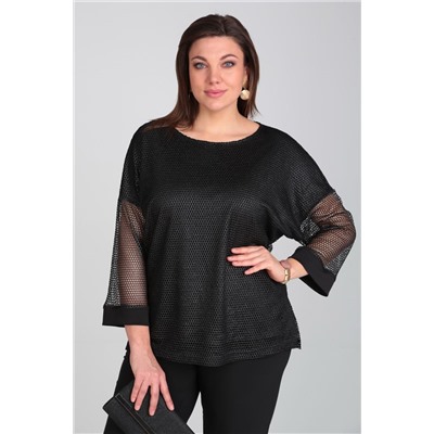 Michel chic 1326 черный-сетка, Брюки,  Джемпер