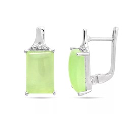 Серьги из серебра пренит, Теона