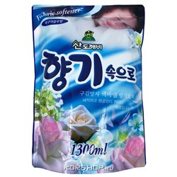Кондиционер для белья "Свежесть океана" Soft Aroma Sandokkaebi, Корея, 1300 мл Акция