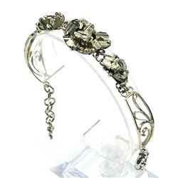 Браслет пирит, 16,5см.