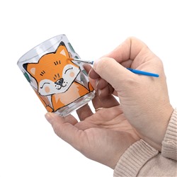 Кружка под роспись «Лисичка» с красками