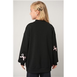 Свитшот оверсайз для девочки из футера трехнитки Happyfox