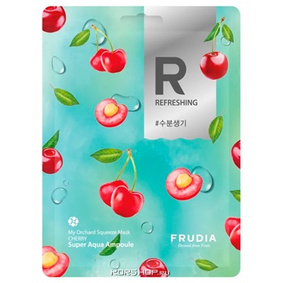 Разглаживающая маска с для лица с вишней My Orchard Frudia, Корея, 20 млРаспродажа