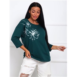 Дженни - футболка изумруд