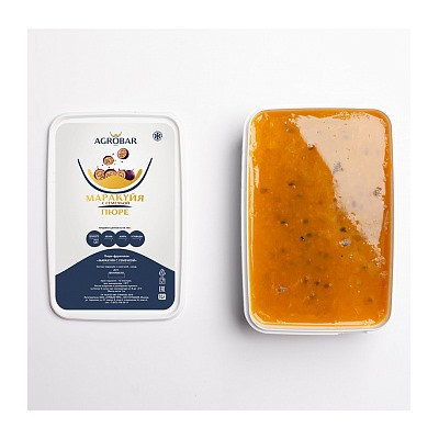 Пюре Маракуйя с семечкой Agrobar (Агробар) замороженное, 250 гр