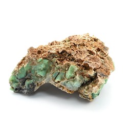 Камень хризопраз 107*82*37мм, 268г