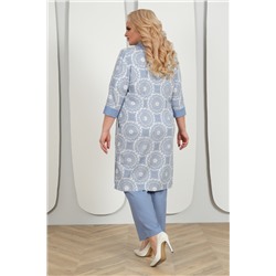 Ninele 7420 голубой, Кардиган,  Брюки,  Майка