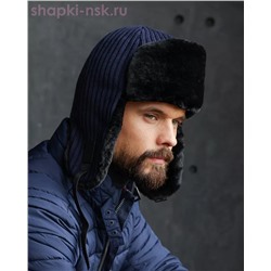 F 474 Ушанка мужская искуственный мех (60-61)