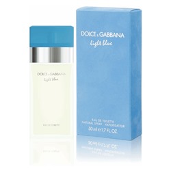 DOLCE GABBANA LIGHT BLUE 50ml edt woman  M~
