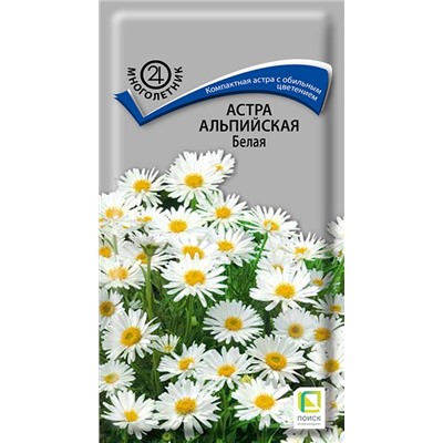 Астра мног. альпийская белая (П)