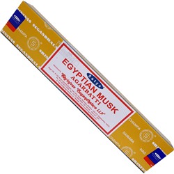 EGYPTIAN MUSK Agarbatti Incense, Satya (Благовония ЕГИПЕТСКИЙ МУСКУС Агарбатти, Сатья), 15 г.