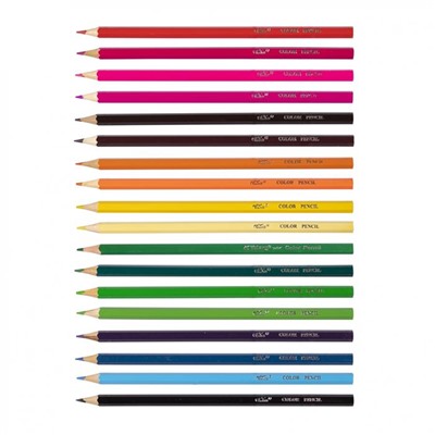 Карандаши цветные 18 цв. Violin Pure Color дерев. шестигранные заточен. TQ201022-18