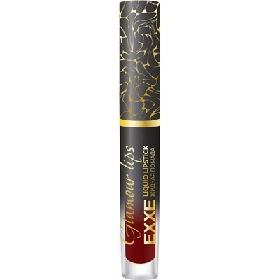 EXXE Жидкая губная помада Glamour lips 04 мягкий винный АКЦИЯ! СКИДКА 20%