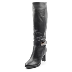 MX52F-16546RM N969 BLACK Сапоги зимние женские (натуральная кожа, натуральный мех (еврозима)) размер 36