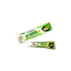 2 in 1 Herbal Toothpaste BLACKSEED & MISWAK, As-Shifa (2 в 1 травяная зубная паста С ЧЕРНЫМ ТМИНОМ И МИСВАКОМ, Ас-Шифа), 170 г.