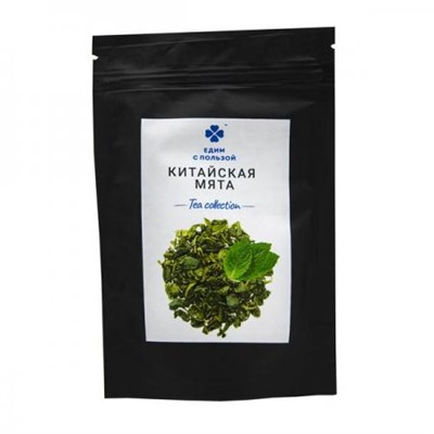КИТАЙСКАЯ МЯТА чай зелёный, Едим с пользой, 50 г.