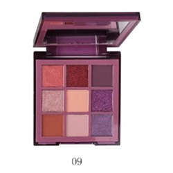 Тени д/век 9-цв. компактные 1235  т.09 PURPLE Farres