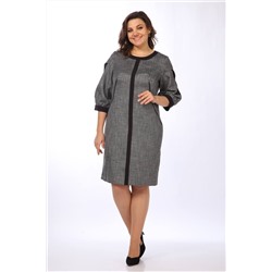 Lady Style Classic 1726/2 серый_с_черным, Платье