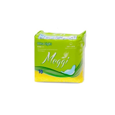 Гигиенические прокладки  MEGGI Ultra Light 10шт