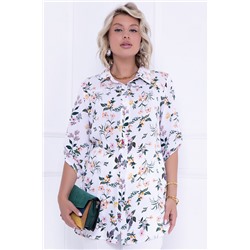 БЛУЗКА ТРИЕСТЕ (БЕЙЖ ФЛОВЕРС)