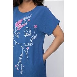 Платье Загадка (синее) П13704-8М