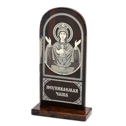 Икона из обсидиана "Неупиваемая чаша" 70*30*125мм