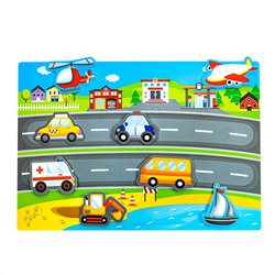 Пластик на липучках «Транспорт» (в конверте A4)