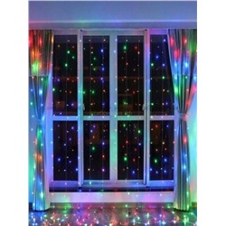 Гирлянда-штора LED150 цветная 1,5м*1,5м RT-2429