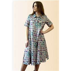 VIVA LADY 9494AV_9C87-P49_164 зелено-сиреневое, Платье