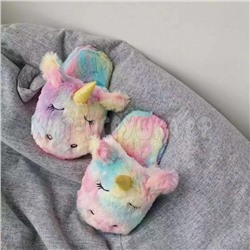 Плюшевые тапочки  Единорог р. 30-34, soft_unicorn30-34